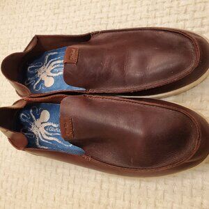 Men's OluKai Nalukai Leather Slip-On